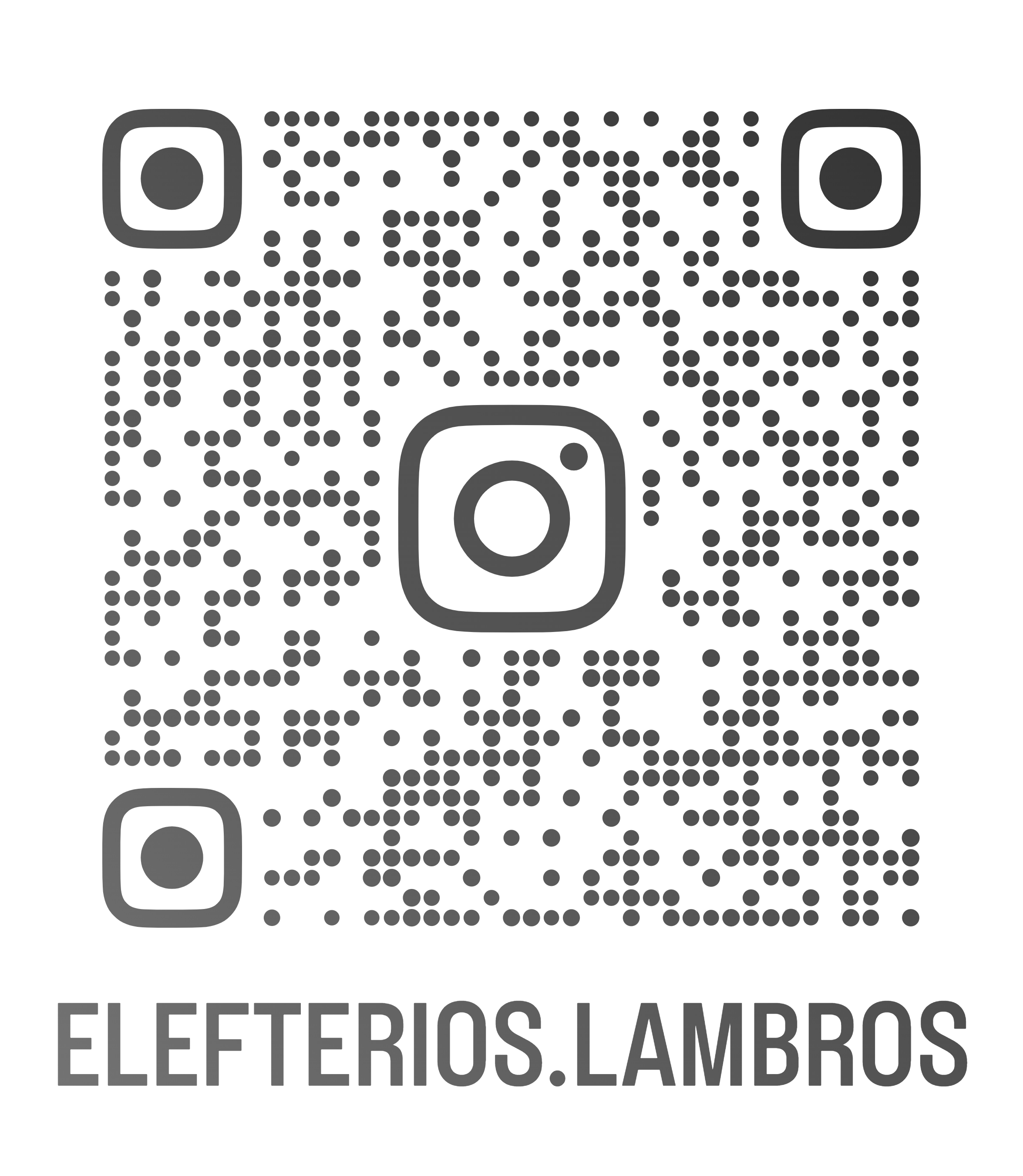 QR code Instagram de Xavier Lambros